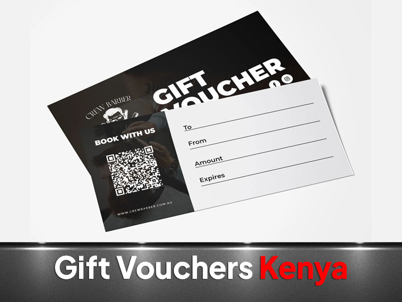 Gift Vouchers printing and branding in Nairobi by VS Kenya Designs