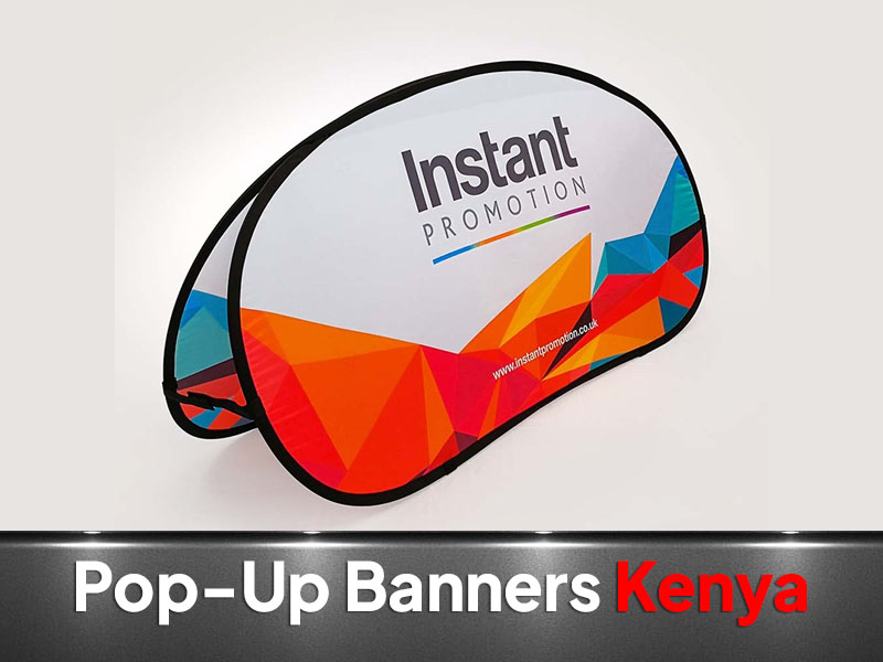 Pop-Up Banners printing and branding in Nairobi by VS Kenya Designs