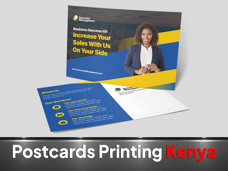 Postcards printing and branding in Nairobi by VS Kenya Designs