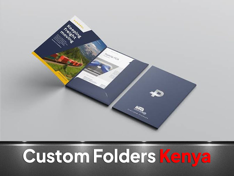 Presentation Folders printing and branding in Nairobi by VS Kenya Designs