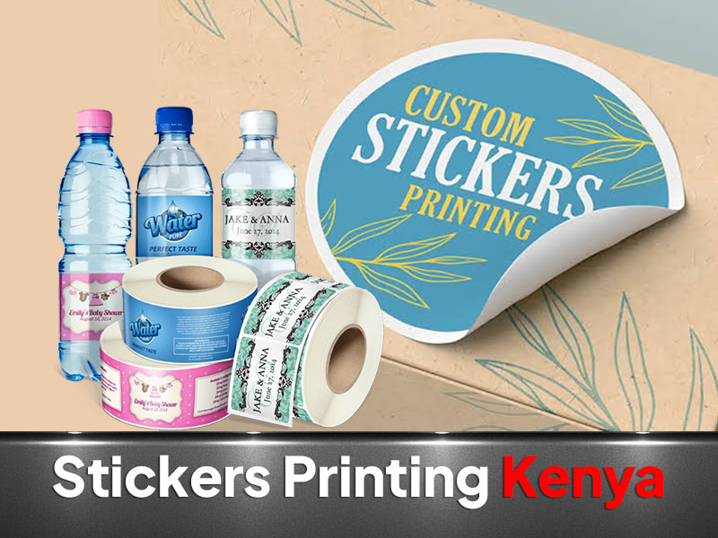 Self-Adhesive Product Stickers, Packaging Printing by VS Kenya Designs
