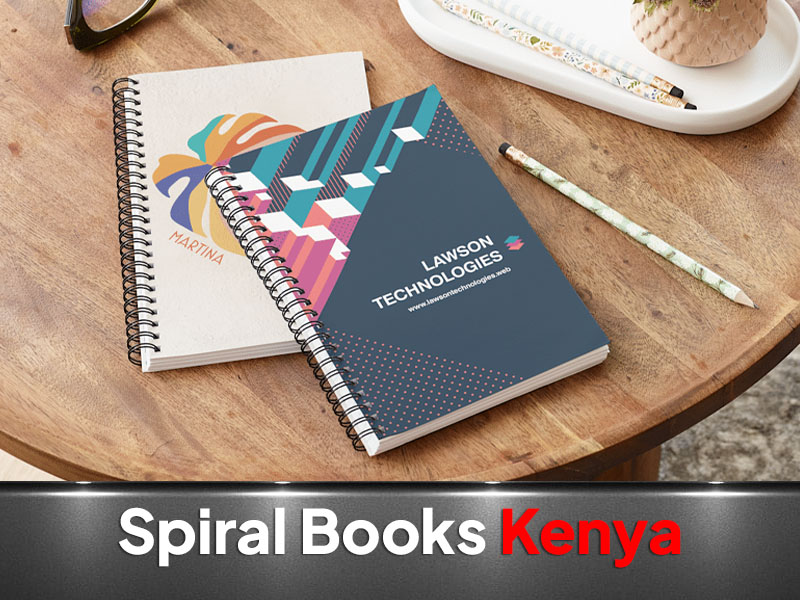 Spiral Binding printing and branding in Nairobi by VS Kenya Designs