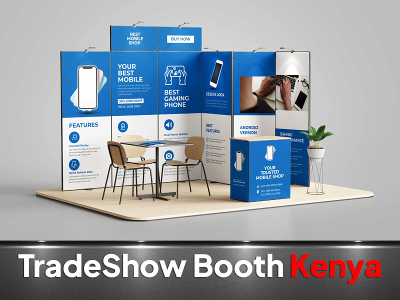 Trade Show Booth Branding printing and branding in Nairobi by VS Kenya Designs
