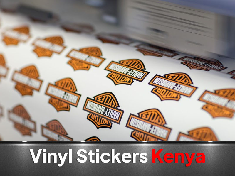 Vinyl Stickers printed by VS Kenya Designs