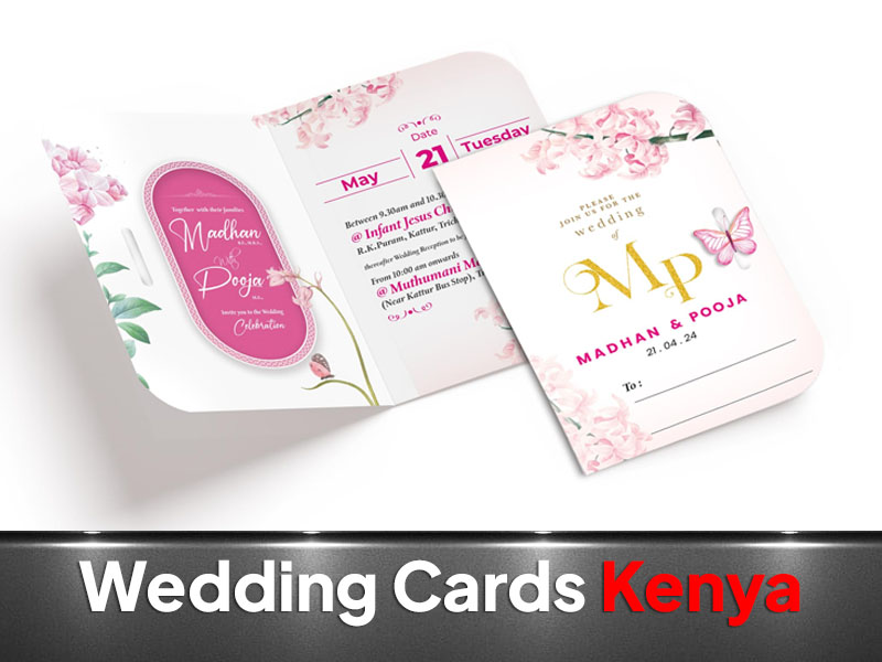 Wedding Cards printing and branding in Nairobi by VS Kenya Designs